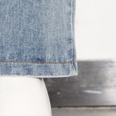 Jeans Talle Alto Cintura Elevada con Bolsillos Grandes Corte Recto - Image 8