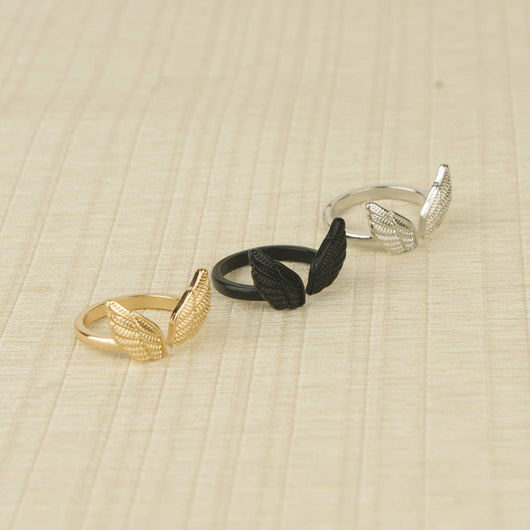 Anillo de Alas de Ángel Punk en Aleación - Image 2