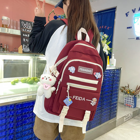 Mochila Elegante Mori de Gran Capacidad para Estudiantes de Bachillerato - Image 14