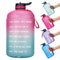 Botella de Agua QuiFit de 1 Galón con Popote - Libre de BPA para Deportistas