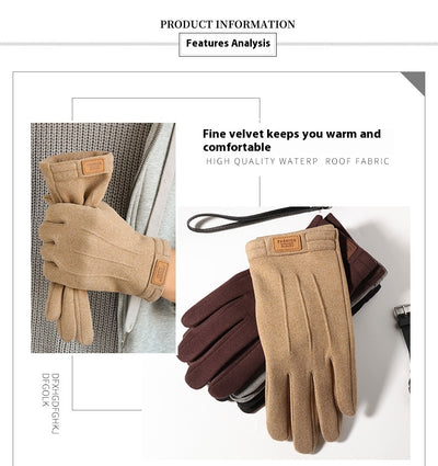 Guantes de Invierno para Hombre con Forro Polar Térmico, Impermeables y Compatible con Pantalla Táctil - Image 11