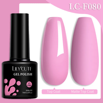Set de Pegamento para Uñas con Brillo de Color Sólido - Image 16