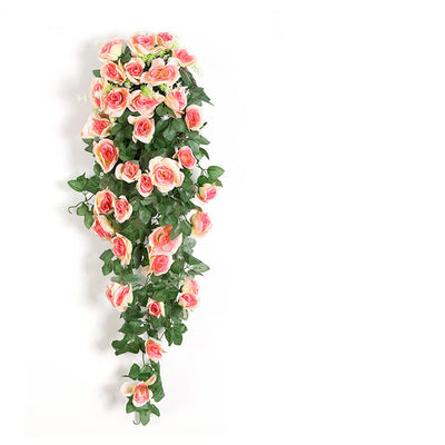 Guirnalda de Rosas Artificiales en Ratán para Decoración de Bodas - Image 6