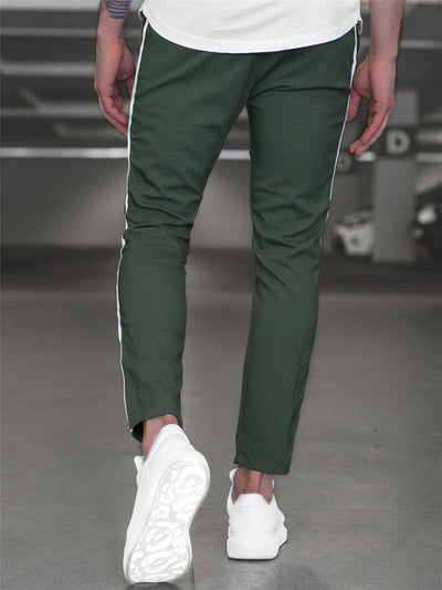 Pantalones Slim Ajustados con Rayas Horizontales para Hombre - Image 18