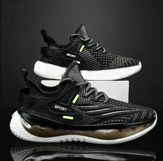 Tenis Casual Hombre Malla Transpirable con Plataforma y Cierre Fly - Image 4