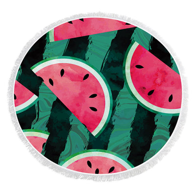 Toalla de Playa Redonda con Diseño de Frutas - Image 5
