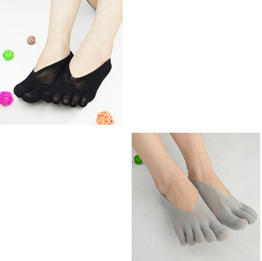 Calcetines Ultradelgados de Dedos Separados para Mujer - Diseño Minimalista Cuatro Estaciones - Image 17