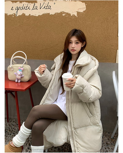 Abrigo de Invierno para Mujer con Algodón Grueso y Acolchado - Image 6