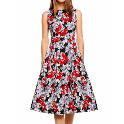 Vestido Estampado Vintage - Image 9