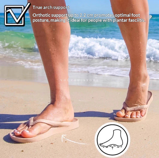 Chanclas Ligeras con Soporte de Arco Antideslizantes