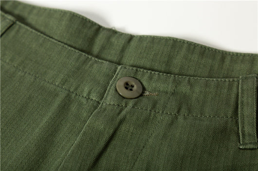 Pantalones Cortos Militares Retro con Múltiples Bolsillos - Image 10