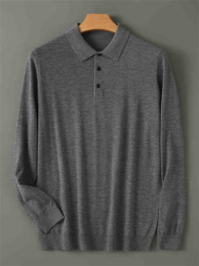 Suéter Cashmere Premium con Cuello Tipo Abrigo y Forro Térmico Grueso - Image 8