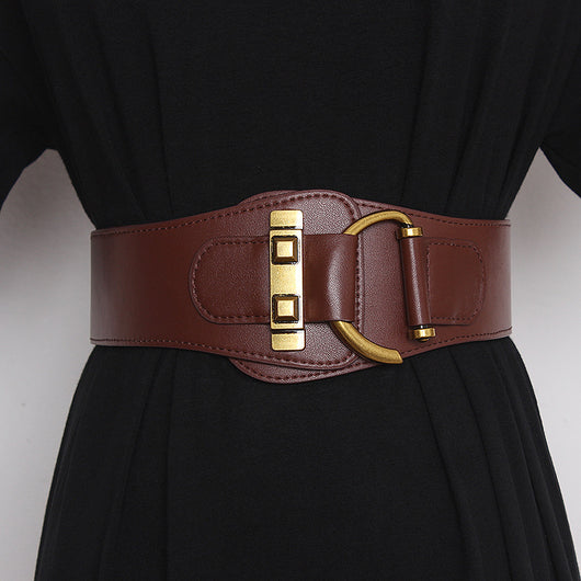 Cinturón Elástico Ancho para Mujer - Decorativo Versátil para Vestidos, Suéteres y Abrigos - Image 8