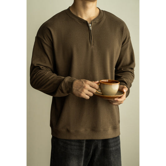 Camiseta Casual Hombre Manga Larga con Cierre - Image 2