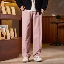 Pantalones Jeans Rectos Anchos con Degradado y Lavado Artesanal para Hombre - Image 17