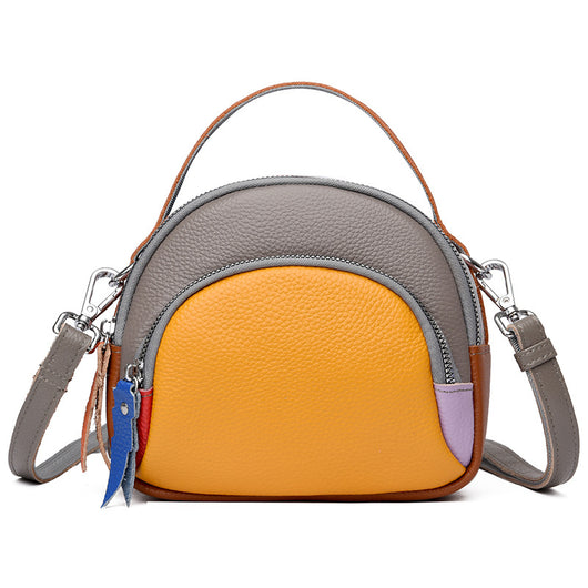Bolsa de Cuero Genuino Primera Capa Cruzada al Pecho - Image 11