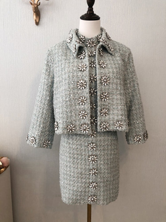 Conjunto Elegante Falda Tubo y Top sin Mangas para Mujer - Image 12