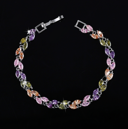 Pulsera de Moda Coreana con Hojas de Circón AAA - Image 5