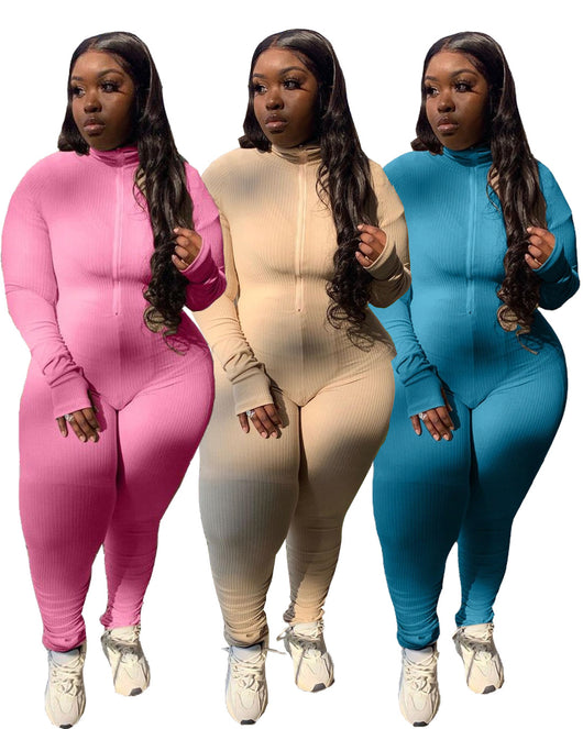 Jumpsuit Ajustado para Mujer con Escote en Pico - Image 9