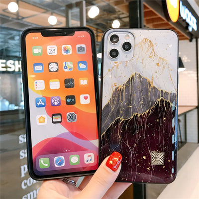 Funda Smartphone Montaña con Efecto Oro y Resina Epoxi - Image 13