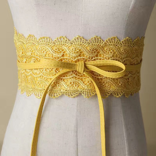 Cinturón Decorativo de Encaje Versátil para Vestidos y Blusas - Image 13