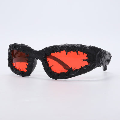 Gafas de Sol Cat Eye Punk con Estilo Unisex - Protección UV y Personalidad - Image 3
