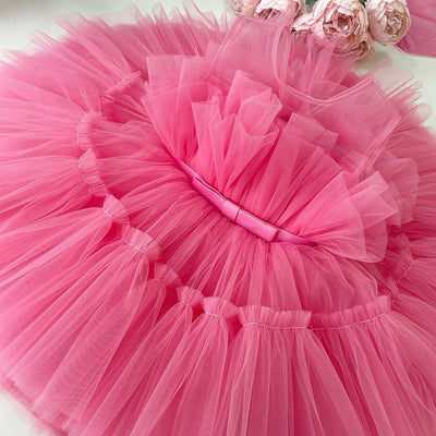 Vestido Princesa Niña Tul Esponjoso Elegante - Image 2