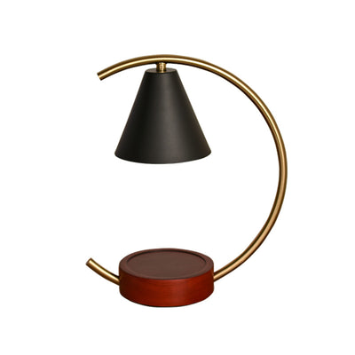 Lámpara Vela con Base de Madera para Dormitorio - Image 5