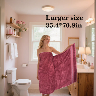 Toalla de Baño Bambú Carbón Activado Extra Gruesa y Absorbente - Image 11