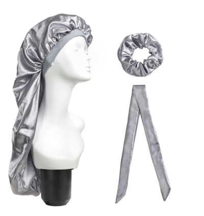 Turbante Trenzado para Cabello con Ala Ancha - Set de 3 Piezas - Image 2