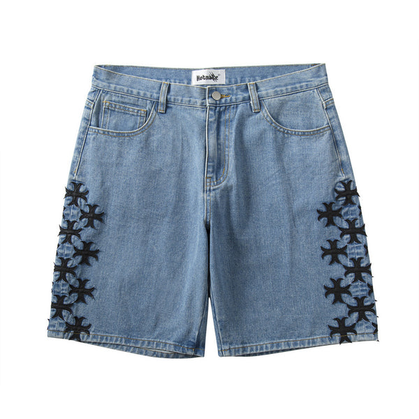 Shorts de Mezclilla Estilo Europeo y Americano Premium