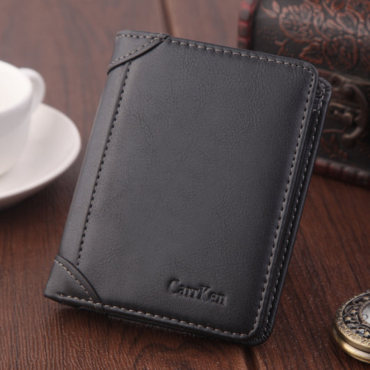 Billetera Corta para Hombre Multi-Tarjeta con Cierre de Botón - Image 2