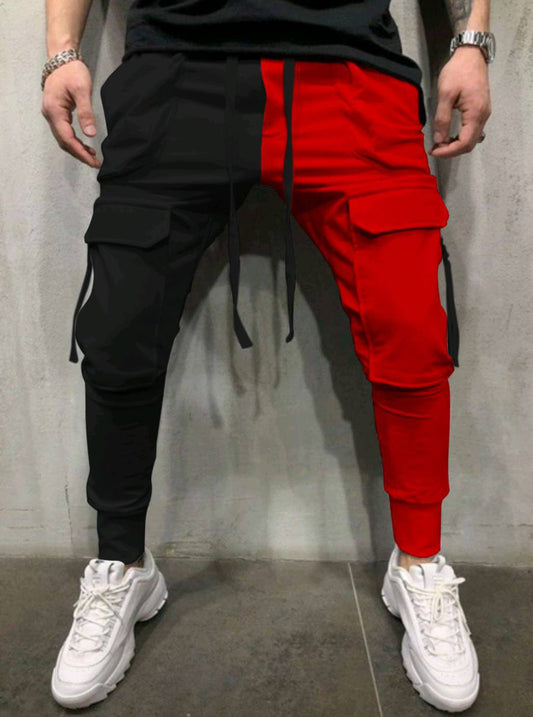 Pantalones Deportivos Multibolsillos con Bloques de Color - Image 2