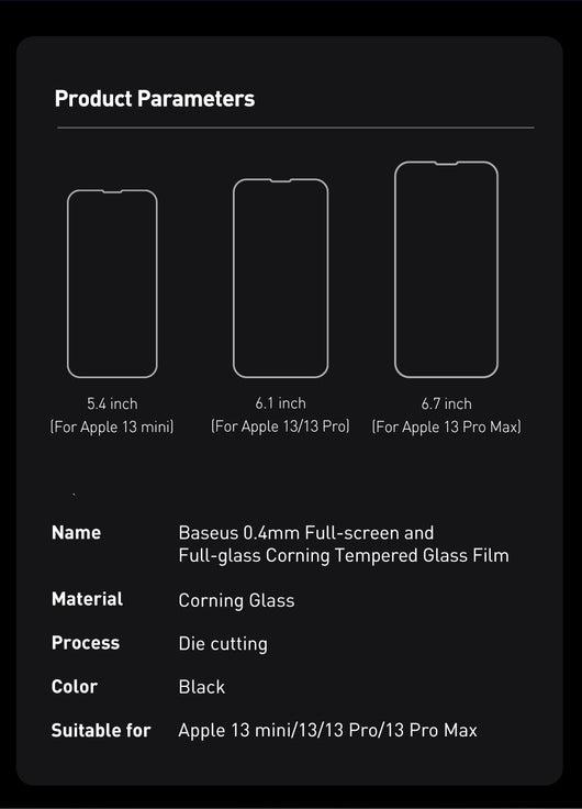 Protector de Pantalla Cristal Templado 0.4mm Corning para iPhone 5.4" - Image 14
