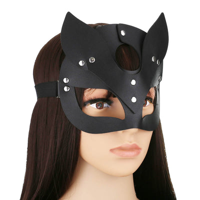 Antifaz de Orejas de Zorro de Cuero Sexy para Fiestas y Baile de Graduación - Image 24