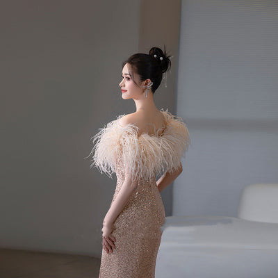 Vestido de Noche Elegante Silueta Sirena - Image 11