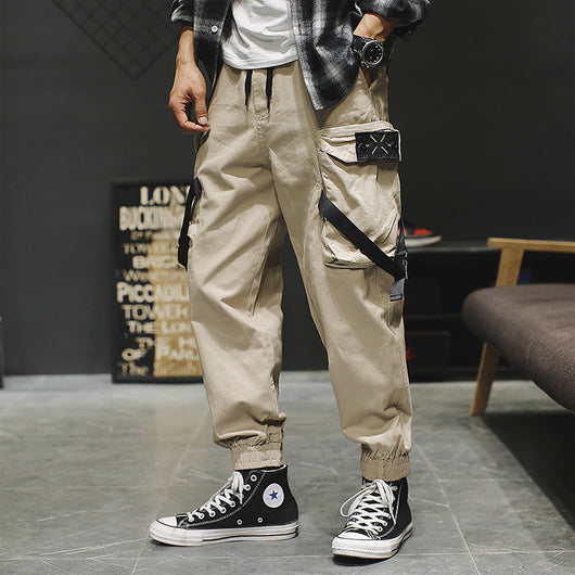 Pantalones Cargo de Algodón para Hombre - Estilo Casual Versátil - Image 10