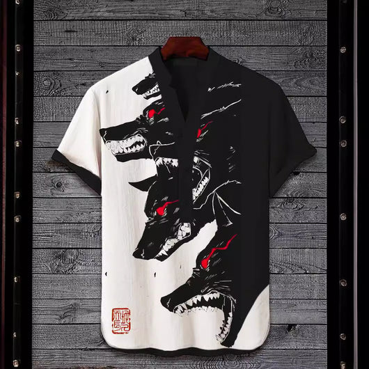 Playera Estampada 3D Animales - Manga Corta - Image 2