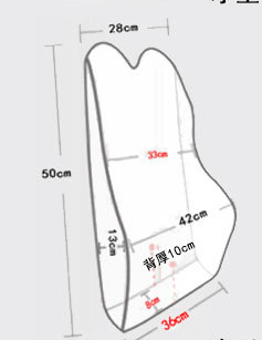 Juego de Almohadas Cervicales y Lumbares para Auto - Memoria de Algodón Todas las Estaciones - Image 8