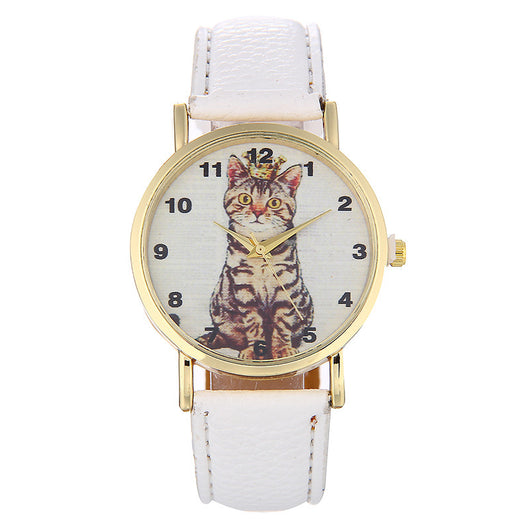 Reloj con Patrón de Gatito Adorable en Cuclillas - Image 20