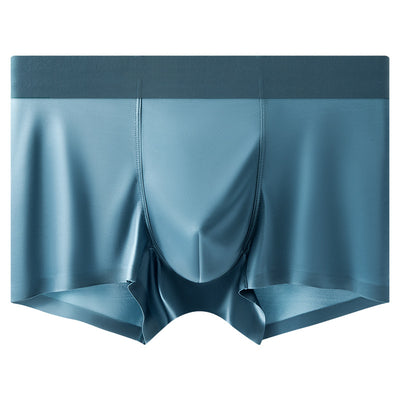 Calzoncillos Boxer Briefs de Seda de Hielo Satinada Antibacteriana para Hombre - Image 6