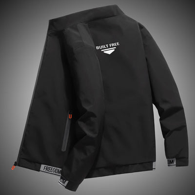 Chaqueta Deportiva Casual para Hombre Cuello Alto Otoño