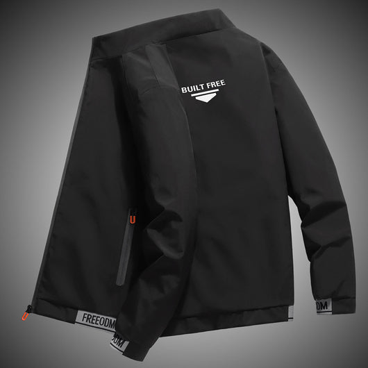 Chaqueta Deportiva Casual para Hombre Cuello Alto Otoño