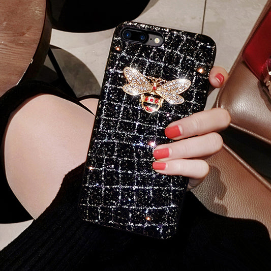 Funda para teléfono con brillo y abeja - Image 2