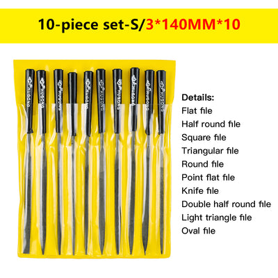Juego de Limas de Metal con Mango Plástico Ergonómico - Image 6