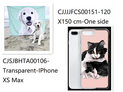 Juego de Manta y Funda de Teléfono Franela Personalizados - Image 12