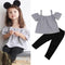 Conjunto Infantil Verano: Blusa Tirantes Rayas y Pantalón Corto