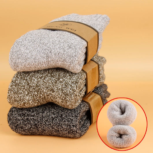 Calcetines Térmicos Largos para Hombre con Forro de Terciopelo y Lana - Image 16
