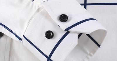 Camisa Casual de Manga Larga Cuadros Slim Fit Sin Planchado - Image 18