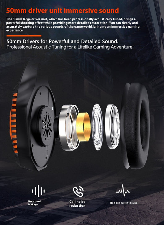 Audífonos Gaming Bluetooth con Cancelación de Ruido y Micrófono Giratorio - Image 14